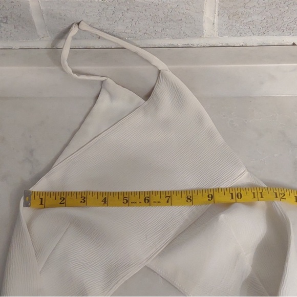 Solace London Women's Diane Backless Halter Crossover Front Jumpsuit Size 6 - Picture 11 of 11